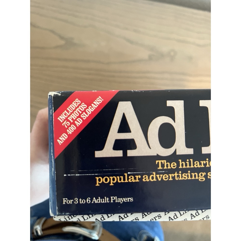 Vintage AD LINERS Board Party Game Pressman Adult Funny- All Pieces Excellent - Picture 5 of 10